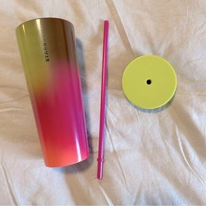 NWT Starbucks 2022 Stainless Steel Tumbler Ombre 24 Oz